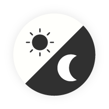 Plastové venkovní nástěnné světlo se soumrakovým čidlem černé, Aartie, IP44