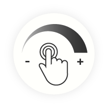 Plastová designová stojací lampa mosazná, Corwin, 8,8W, LED 3000 K, s dotykovým stmívačem