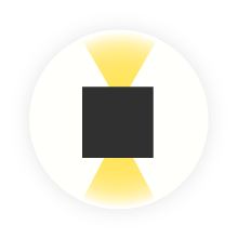 Bronzová lampa up down moderní, Kaso