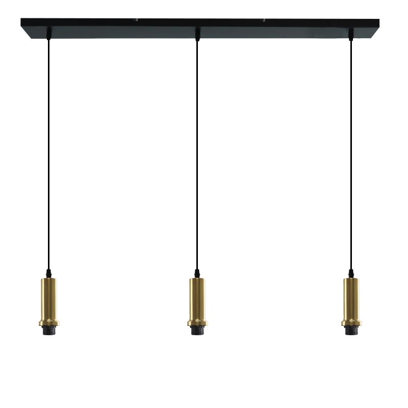 Hliníkové stropní svítidlo bez stínidla zlaté, Rika