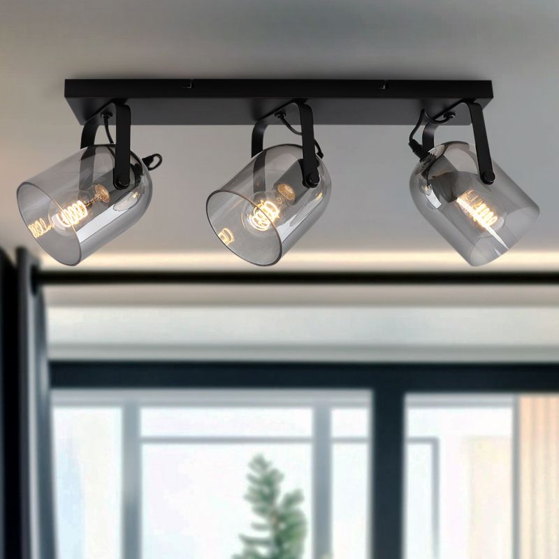 Designové stropní bodové světlo šedé, Clyde