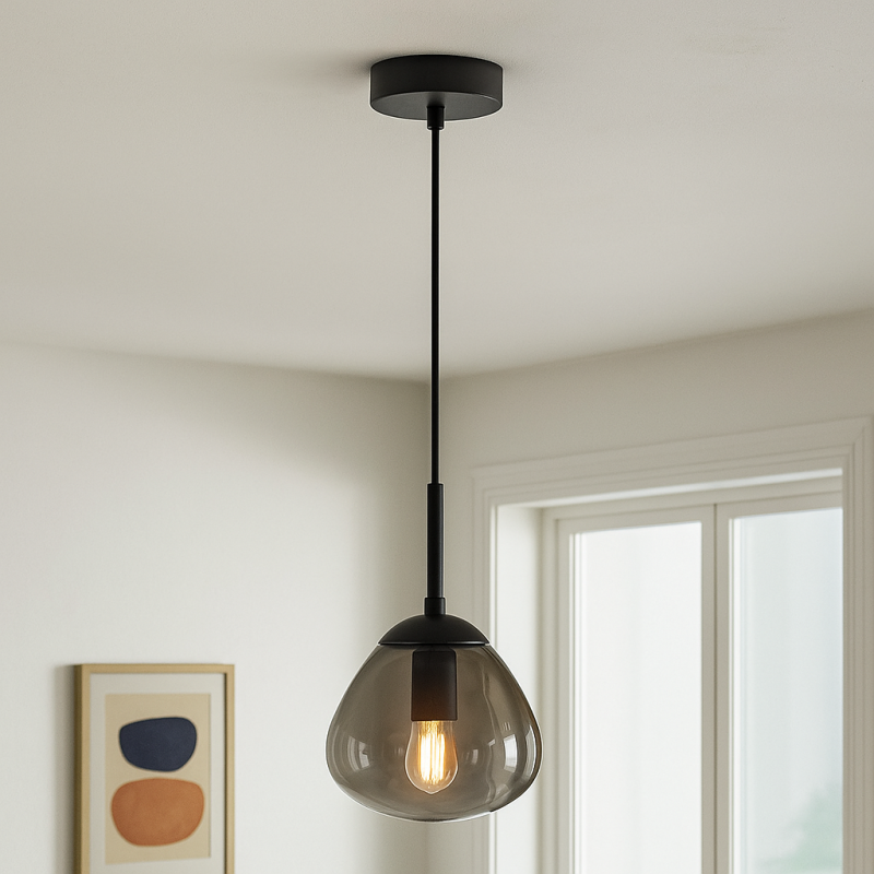 Designové závěsné světlo šedé, Sedef Designové závěsné světlo šedé, Sedef