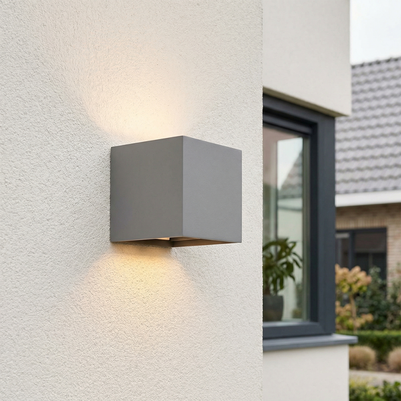 Moderní lampa up down šedá, Dion, IP65