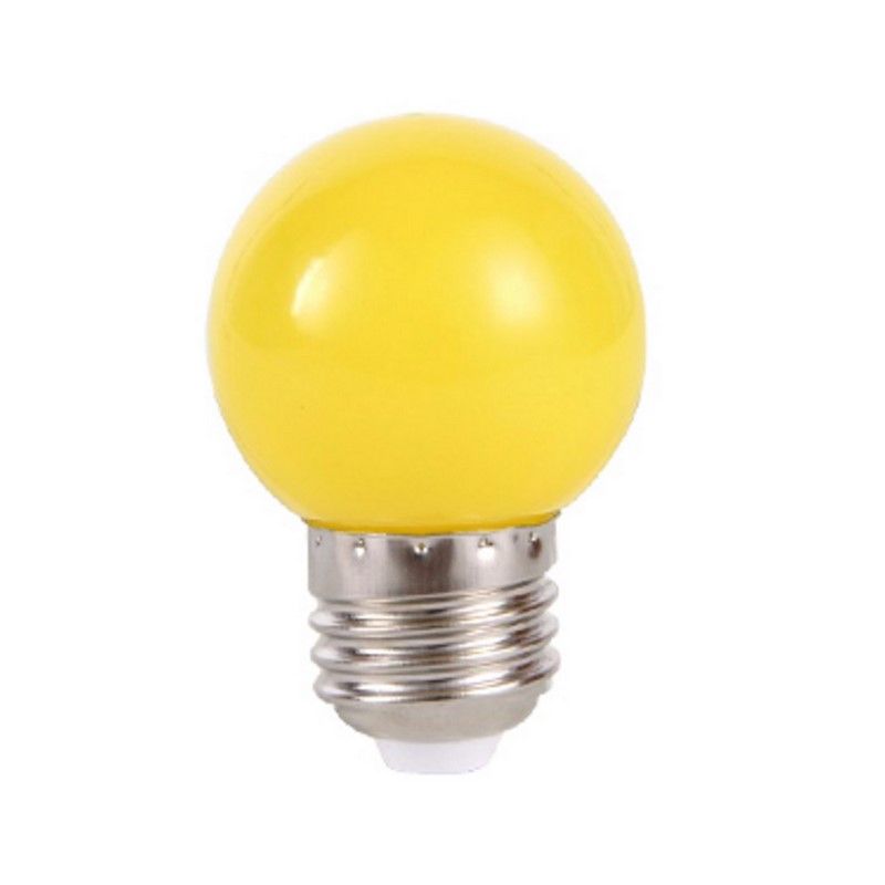 Žlutá LED žárovka - 1 Watt