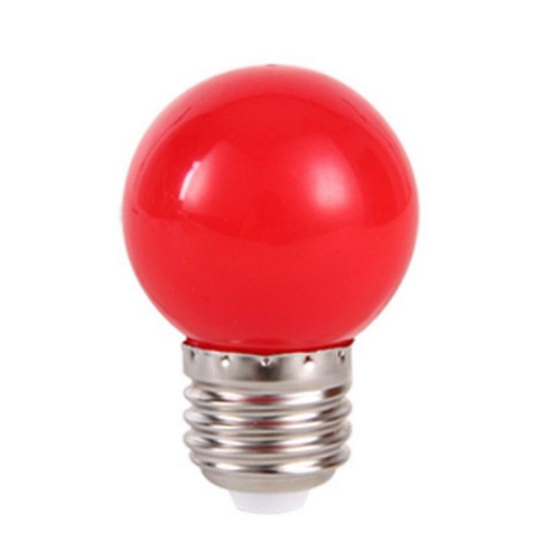 Červená LED žárovka - 1 Watt