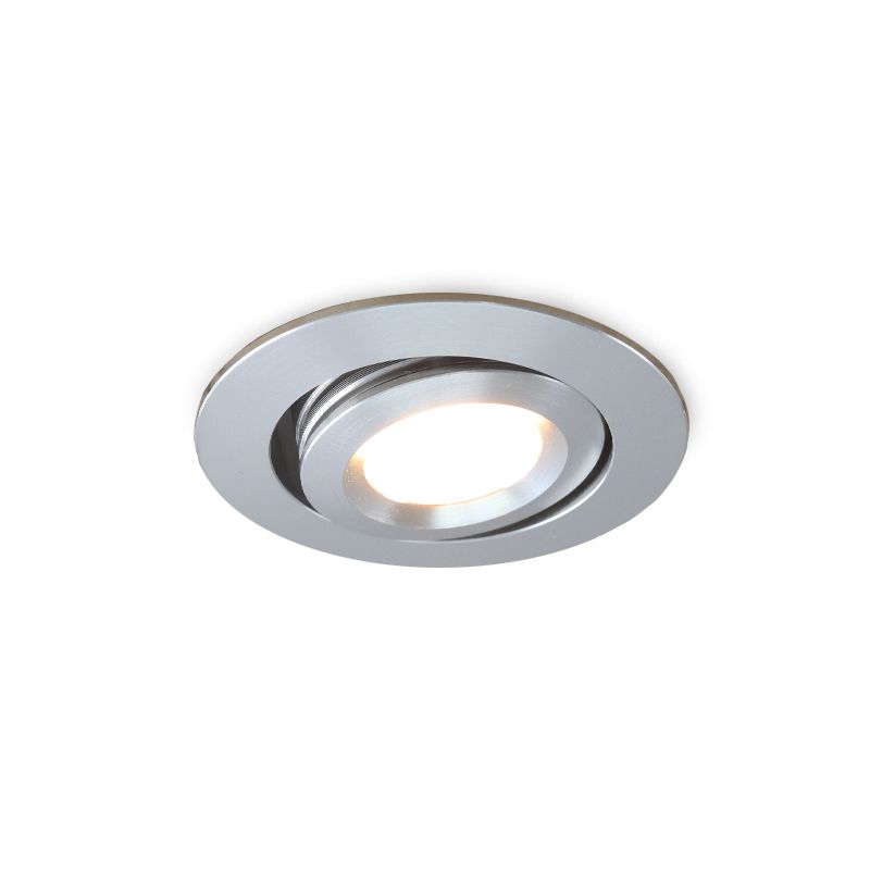 Moderní podhledové světlo na verandu chromové, Rona, 3W, LED 2700 K, IP44