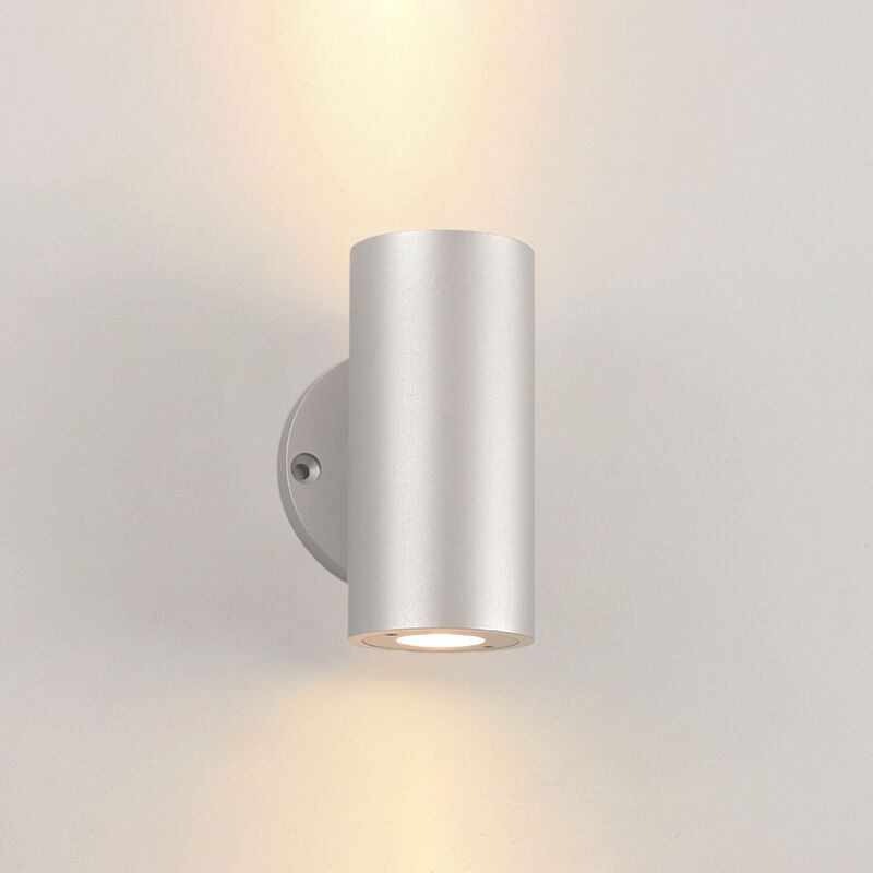 Hliníková lampa up down stříbrná, Salar, 3W, LED 2700 K, IP44