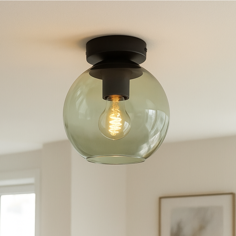 Designové stropní svítidlo zelené, Giada