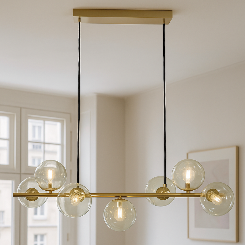Designové závěsné světlo zelené, Remo