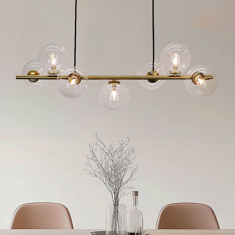 Designové závěsné světlo průhledné, Remo