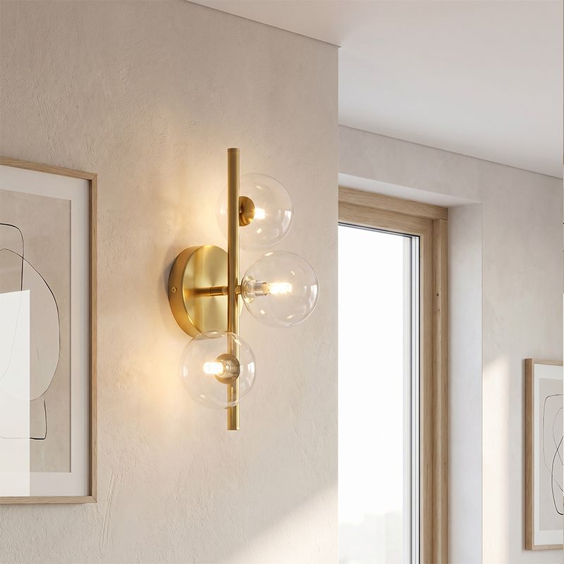 Designové nástěnné světlo průhledné, Remo