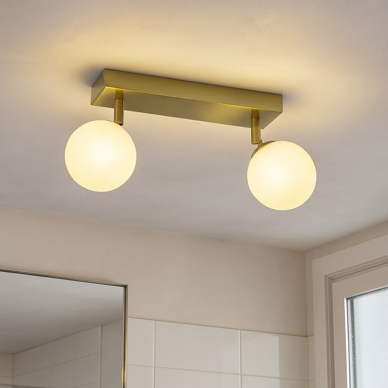 Moderní stropní světlo do koupelny bílé, Amer, IP44