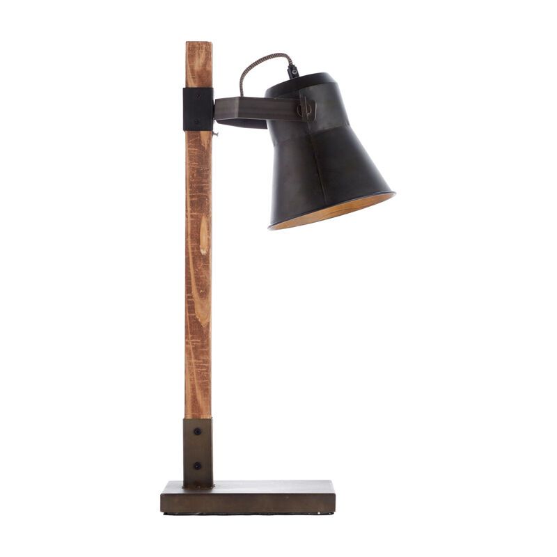 Industriální stolní lampa černá, Audrey, s vypínačem