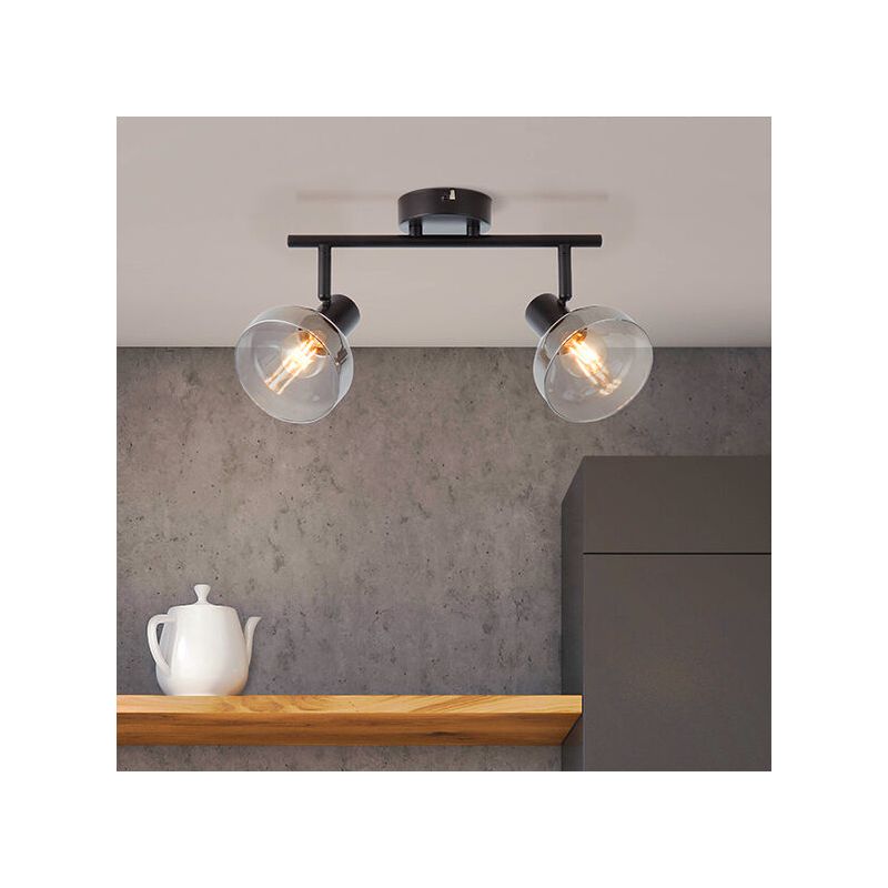 Designové stropní bodové světlo černé, Dimitry Designové stropní bodové světlo černé, Dimitry
