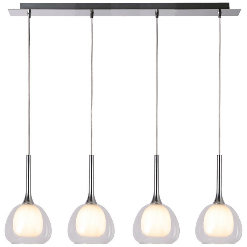 Moderní závěsné světlo chromové, Emmelien