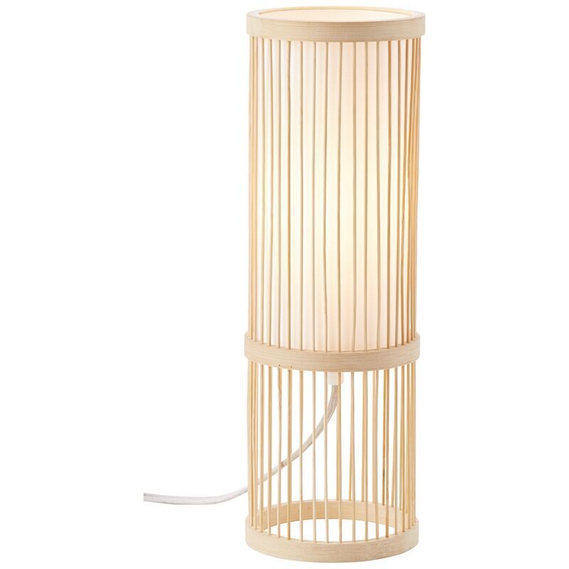 Dřevěná stolní lampa, Kayra, s vypínačem
