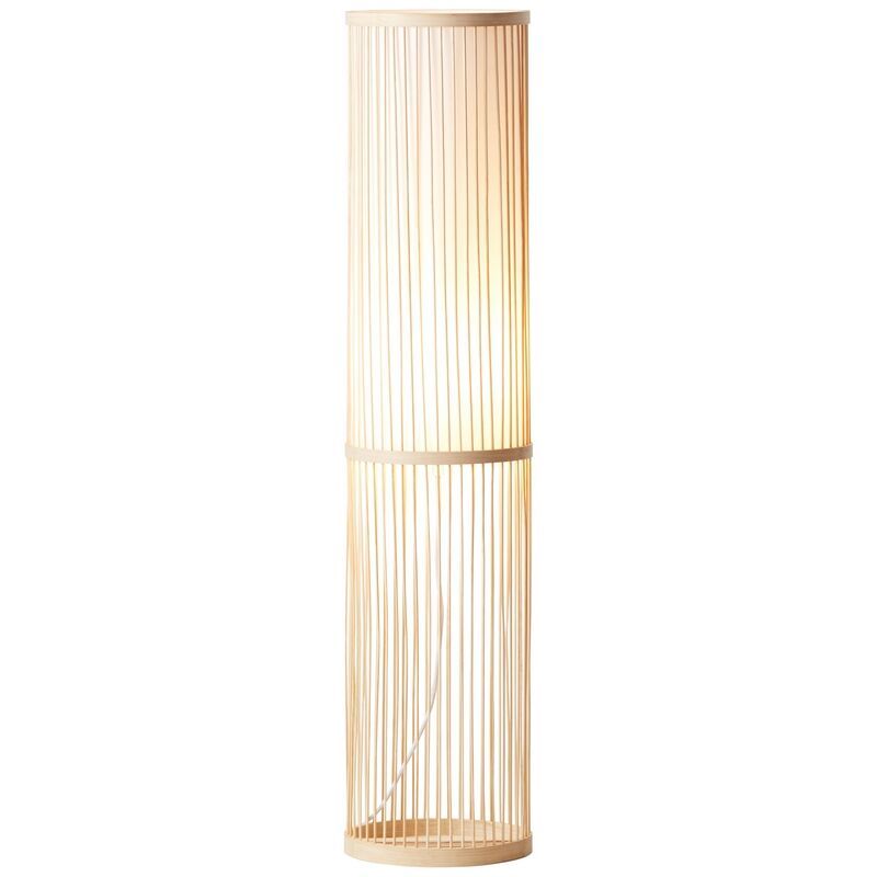 Dřevěná stojací lampa, Kayra, s vypínačem