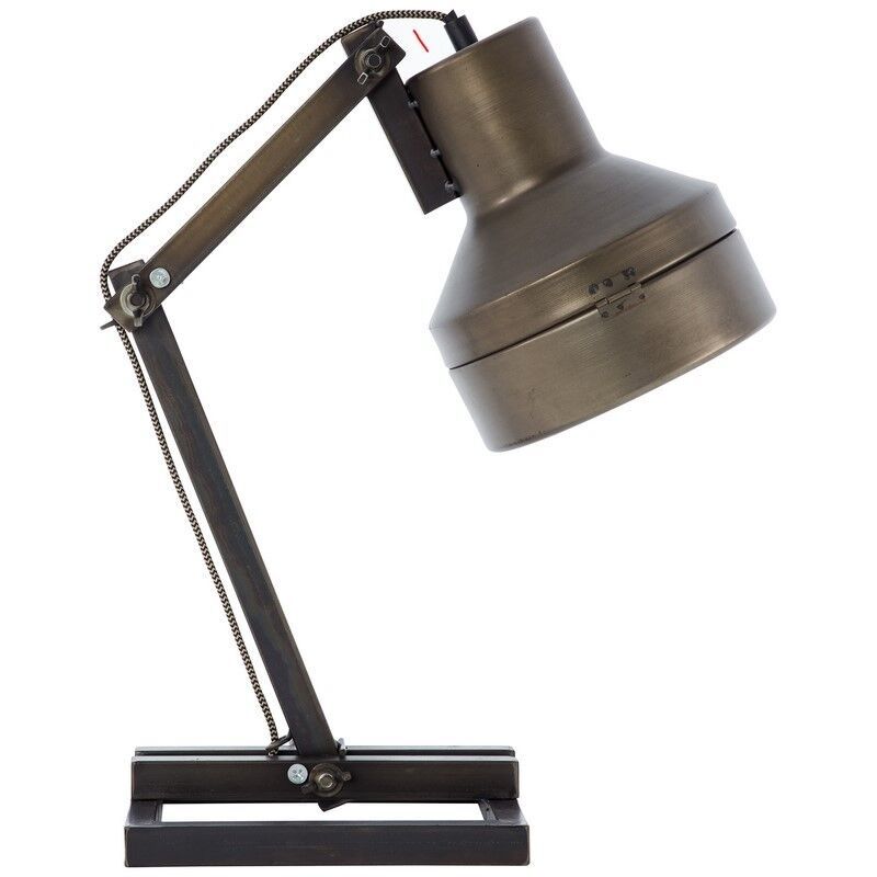 Retro stolní lampa černá, Eliza, s vypínačem