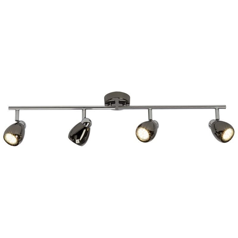 Kovové stropní svítidlo černé, Khadra, 3W, LED 3000 K