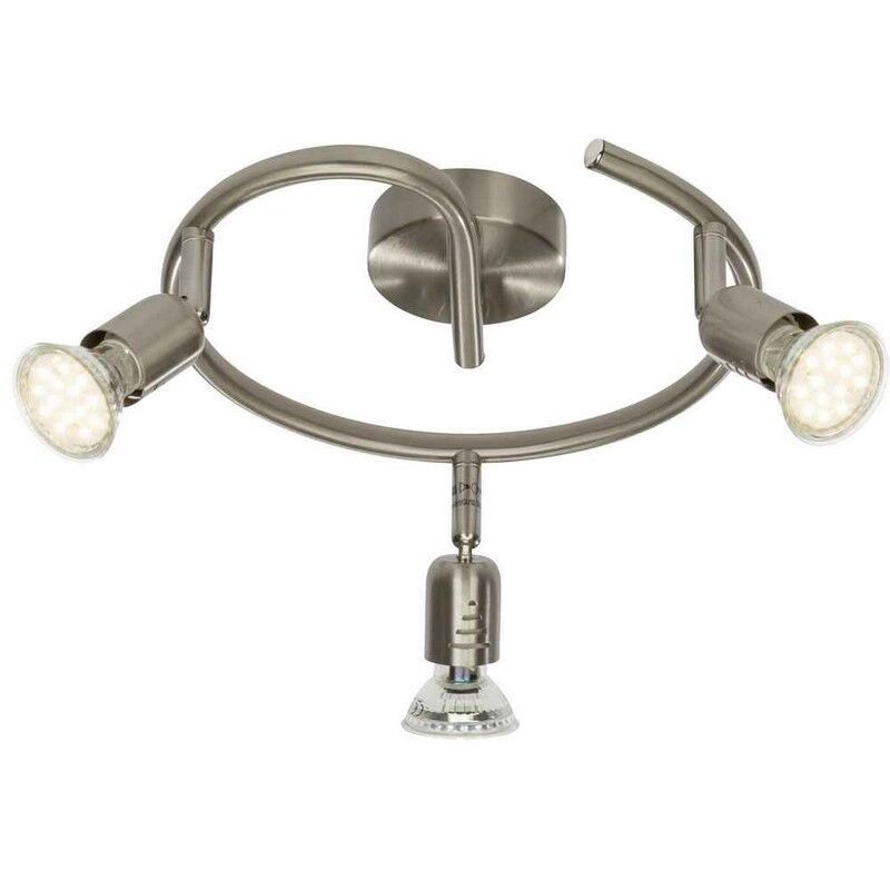 Kovové stropní bodové světlo chromové, Hayo, 50W, LED 3000 K
