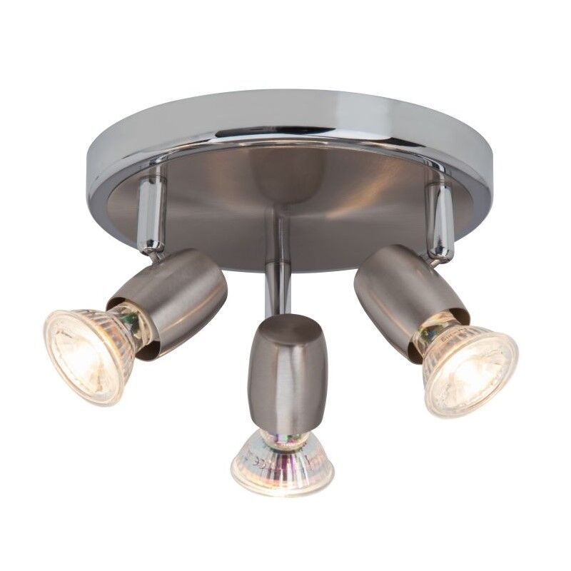 Kovové stropní bodové světlo chromové, Wietse, 7W, LED 3000 K
