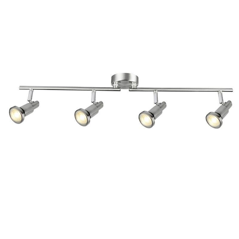 Kovové stropní bodové světlo chromové, Robel, 7W, LED 3000 K