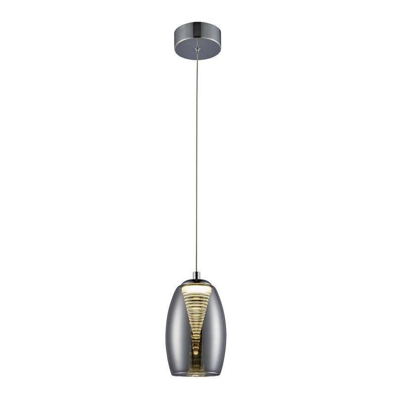 Moderní závěsné světlo chromové, Aliyah, 5W, LED 3000 K