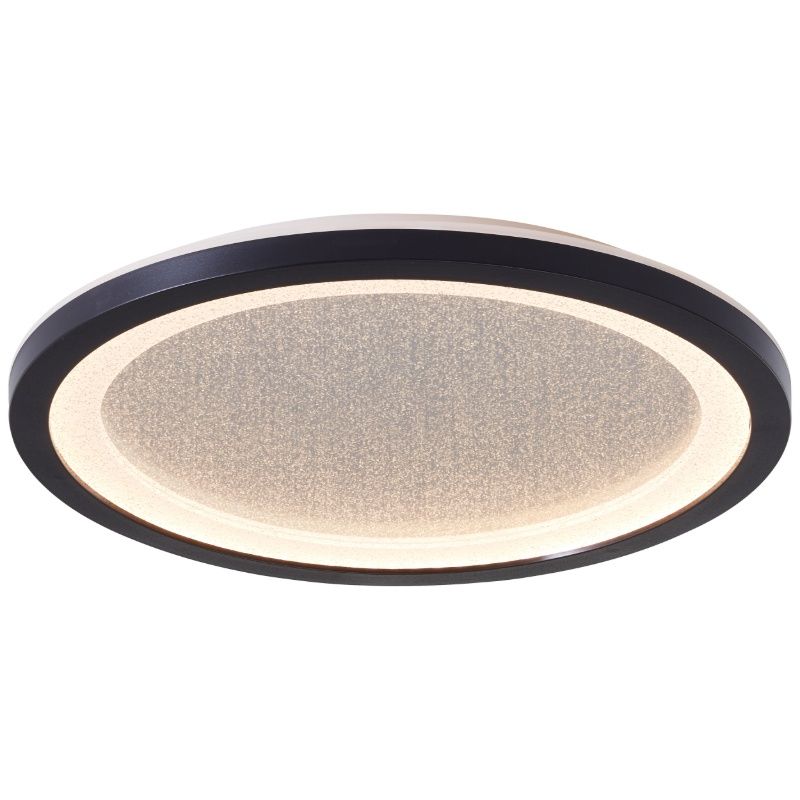 Moderní LED panelové stropní svítidlo černé, Yamal, 16W, LED 3000 K