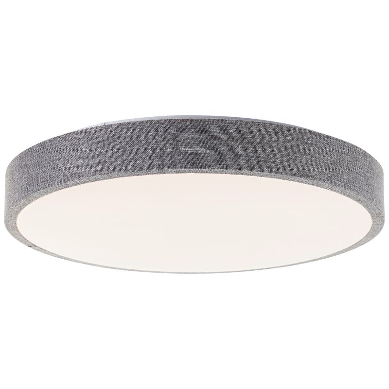 Rustikální stropní světlo šedé, Soeraya, 24W, LED 3000 K, s 3stupňovým stmíváním