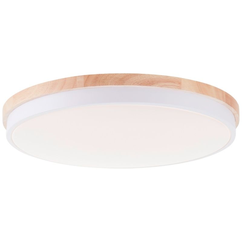 Moderní stropní svítidlo dřevěné, Marloes, 36W, LED white switch, s dálkovým ovládáním