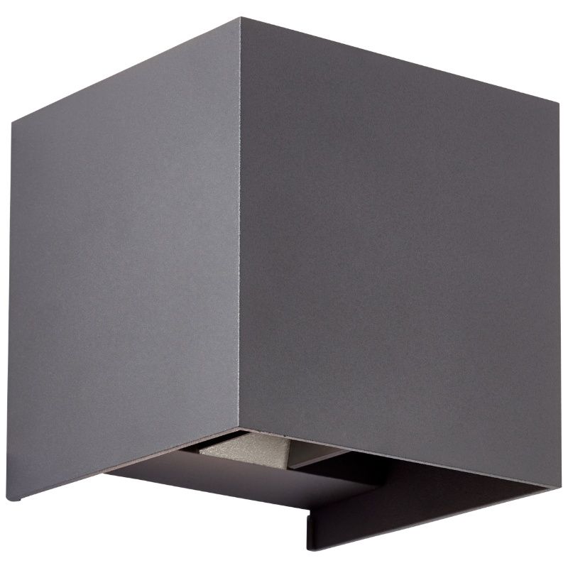 Moderní lampa up down šedá, Romar, 6,5W, LED 3000 K, IP44