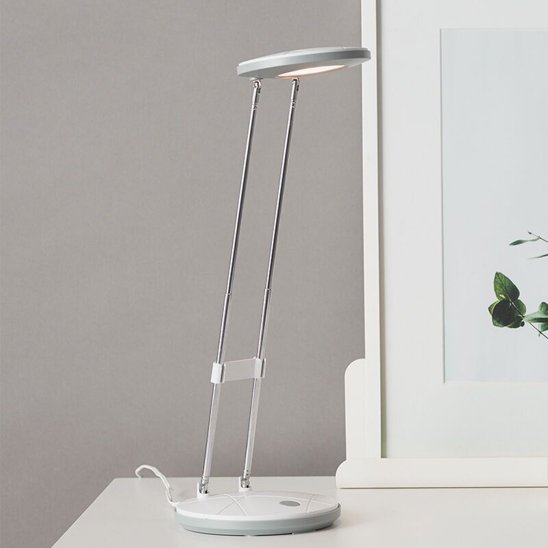 Plastová lampička bílá, Mariama, 3,3W, LED 3000 K, s vypínačem