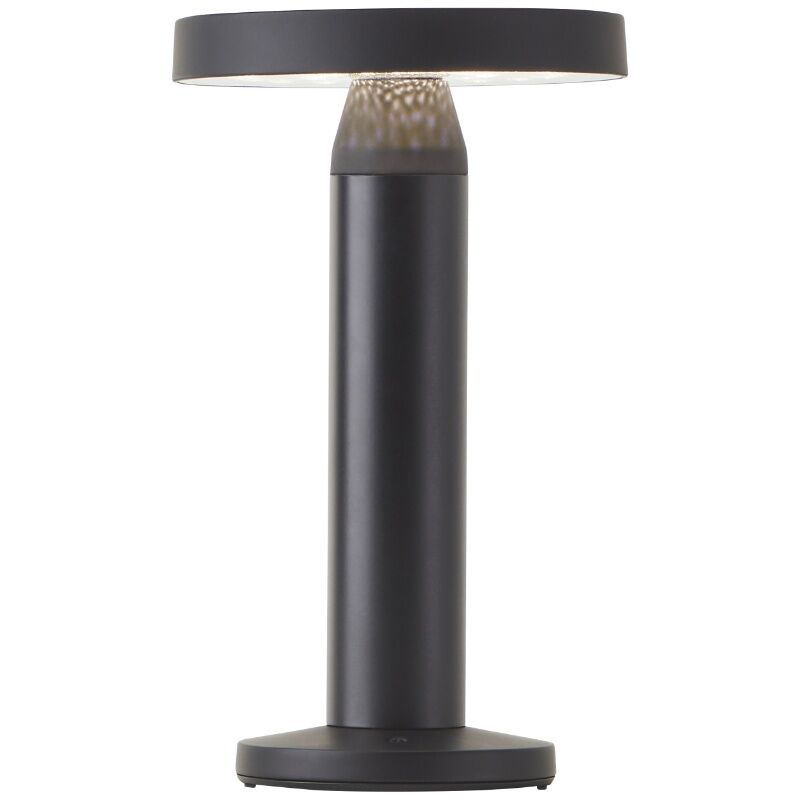 Kovová nabíjecí stolní lampa černá, Kubilay, 2W, LED 4000 K, IP44, s vypínačem