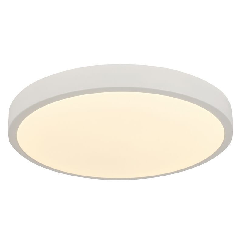 Moderní stropní světlo bílé, Asude, 60W, LED nastavitelný od teplé po studenou bílou, s dálkovým ovládáním