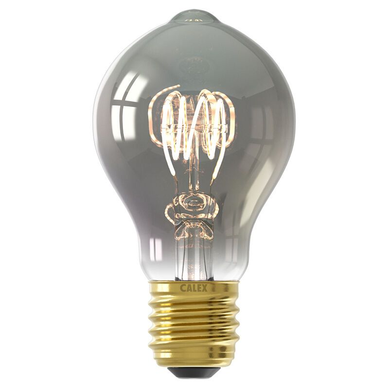 Stmívatelná LED žárovka Calex E27, šedá, 4W, 1800K