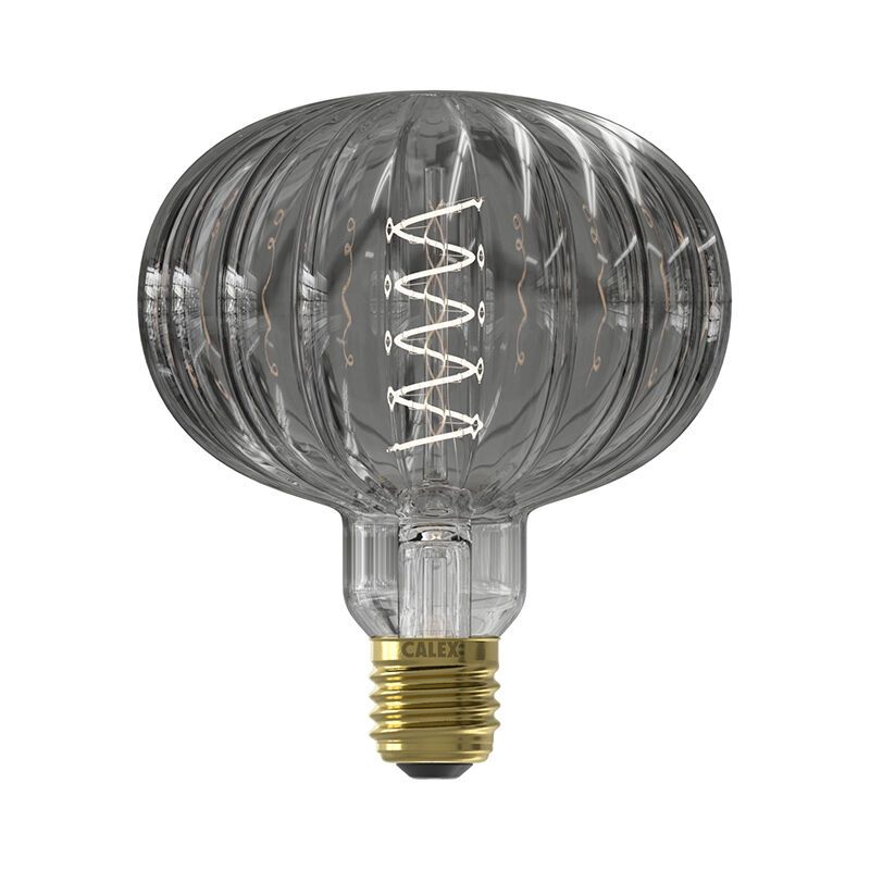 Stmívatelná LED žárovka Calex E27 Metz, šedá, 4W, 2000K