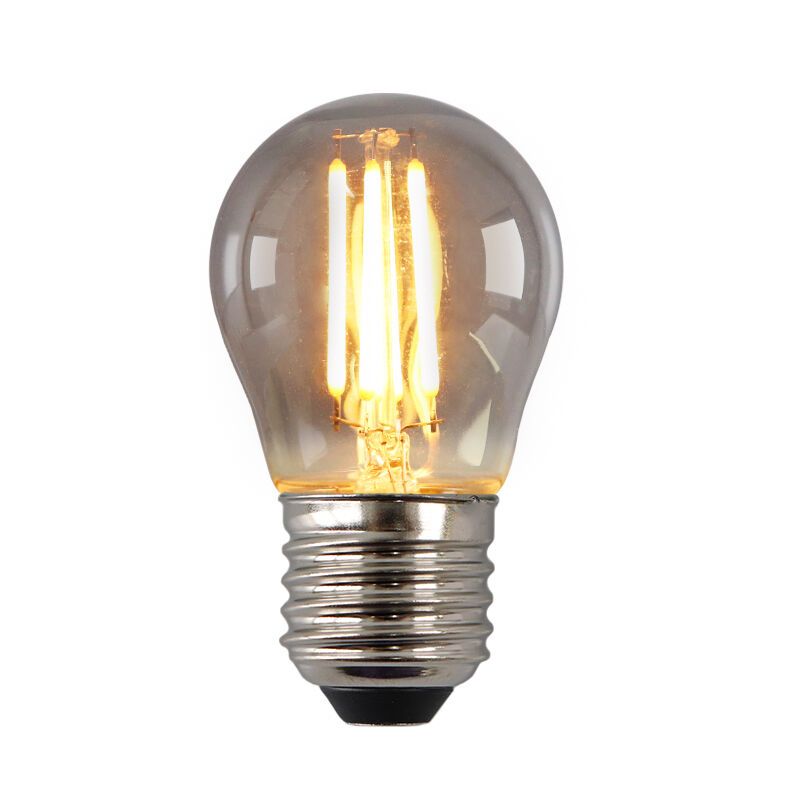 Stmívatelná LED žárovka E27 Olucia, P45, 3W, kouřové sklo, 2200k Stmívatelná LED žárovka E27 Olucia, P45, 3W, kouřové sklo, 2200k