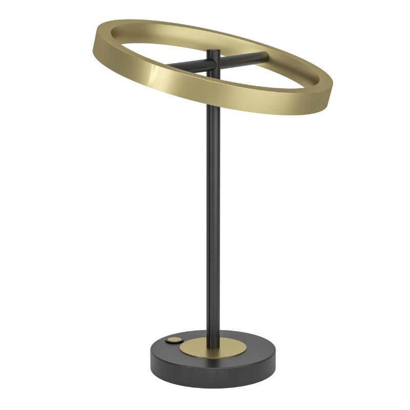 Kovová designová stolní lampa mosazná, Buket, 10,5W, LED 3000 K, s dotykovým stmívačem