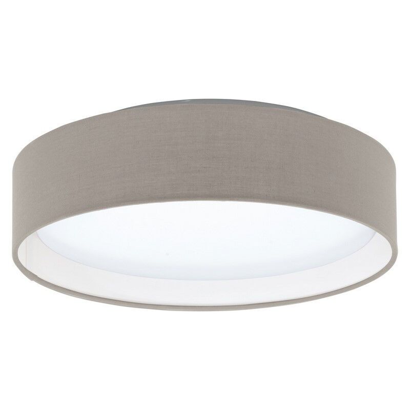 Látkové moderní stropní světlo taupe, Abano, 12W, LED 3000 K
