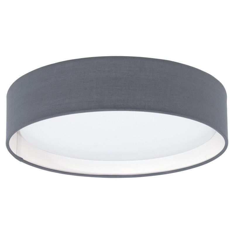 Látkové moderní stropní světlo šedé, Abano, 12W, LED 3000 K Látkové moderní stropní světlo šedé, Abano, 12W, LED 3000 K