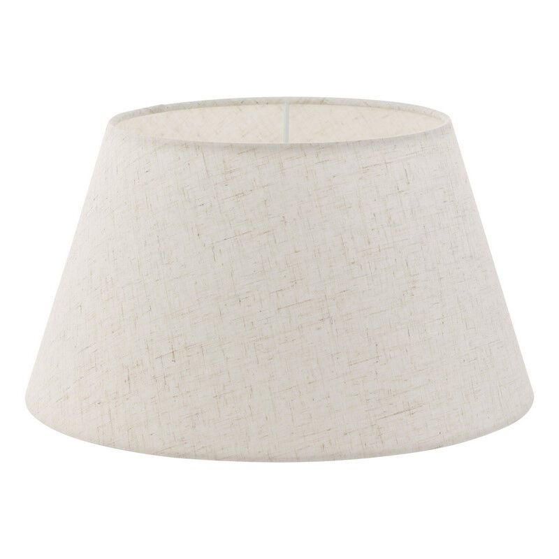 Látkové rustikální stínidlo na lampu krémové, Noah