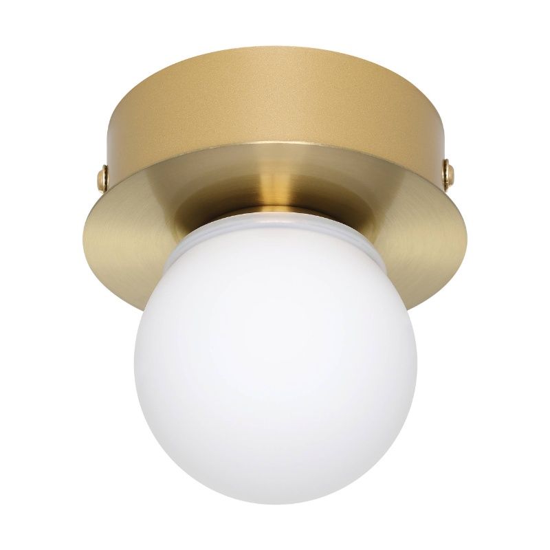 Ocelové moderní stropní svítidlo zlaté, Escha, 3,3W, LED 3000 K