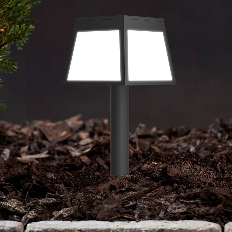 Plastové solární zahradní bodové osvětlení černé, Imelda, 7,5W, LED 3000 K, IP65