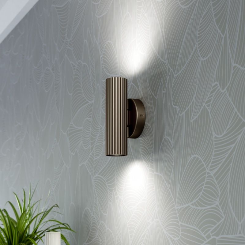 Hliníková moderní lampa up down bronzová, Vikram Hliníková moderní lampa up down bronzová, Vikram