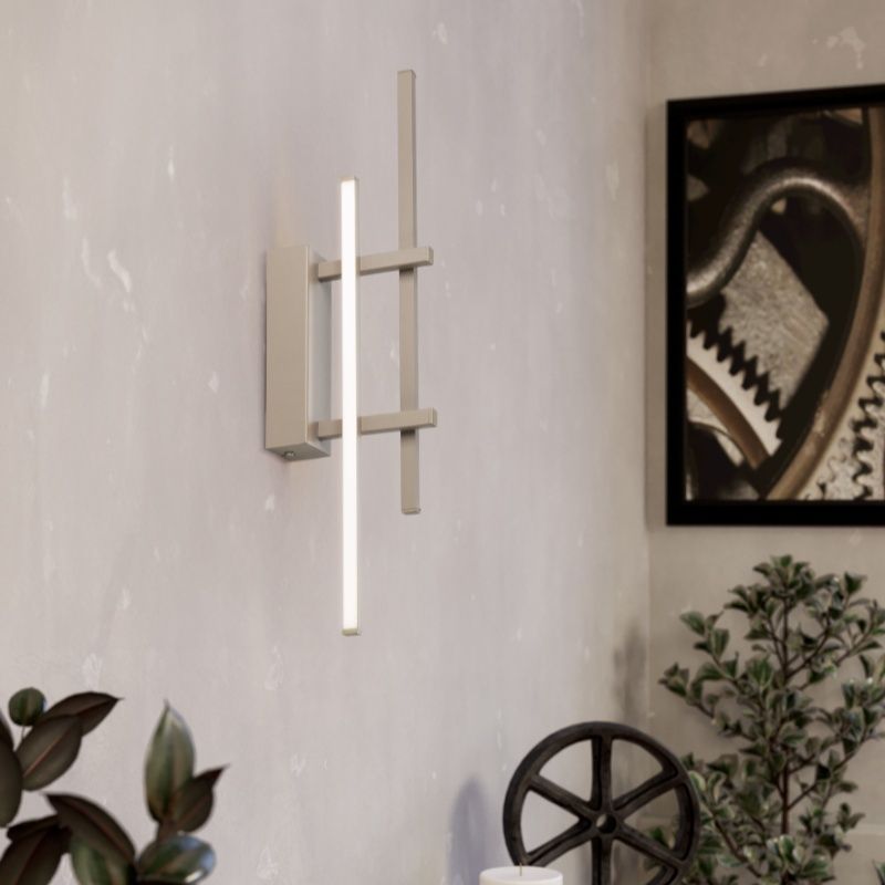 Hliníkové designové nástěnné světlo hnědé, Thera, 12W, LED 3000 K