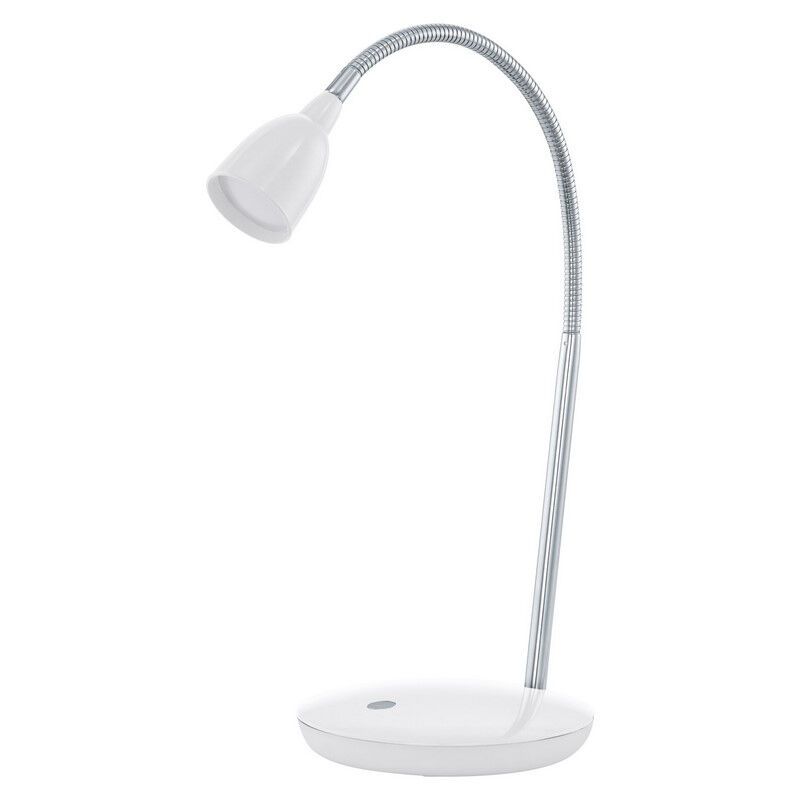 Plastová lampička bílá, Matteo, 3W, LED 3000 K, s vypínačem