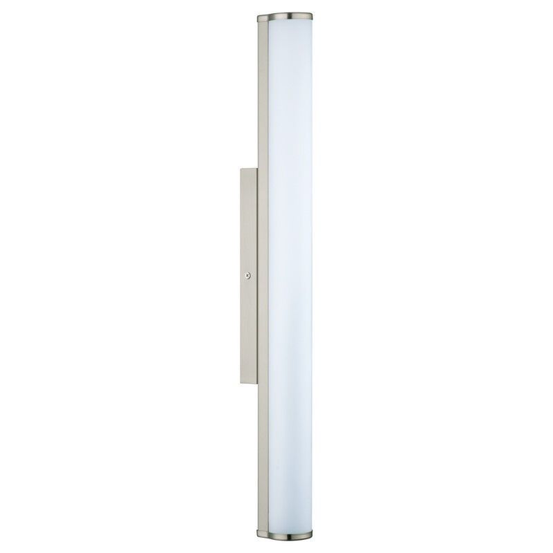 Skleněné světlo nad zrcadlo niklové, Jersey, 16W, LED 4000 K, IP44