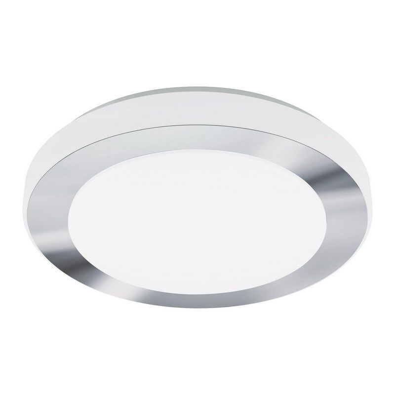 Plastové stropní svítidlo chromové, Amina, 16W, LED 3000 K, IP44