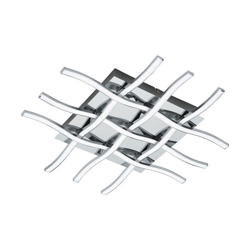 Ocelové moderní stropní svítidlo chromové, Arantxa, 36W, LED 3000 K Ocelové moderní stropní svítidlo chromové, Arantxa, 36W, LED 3000 K