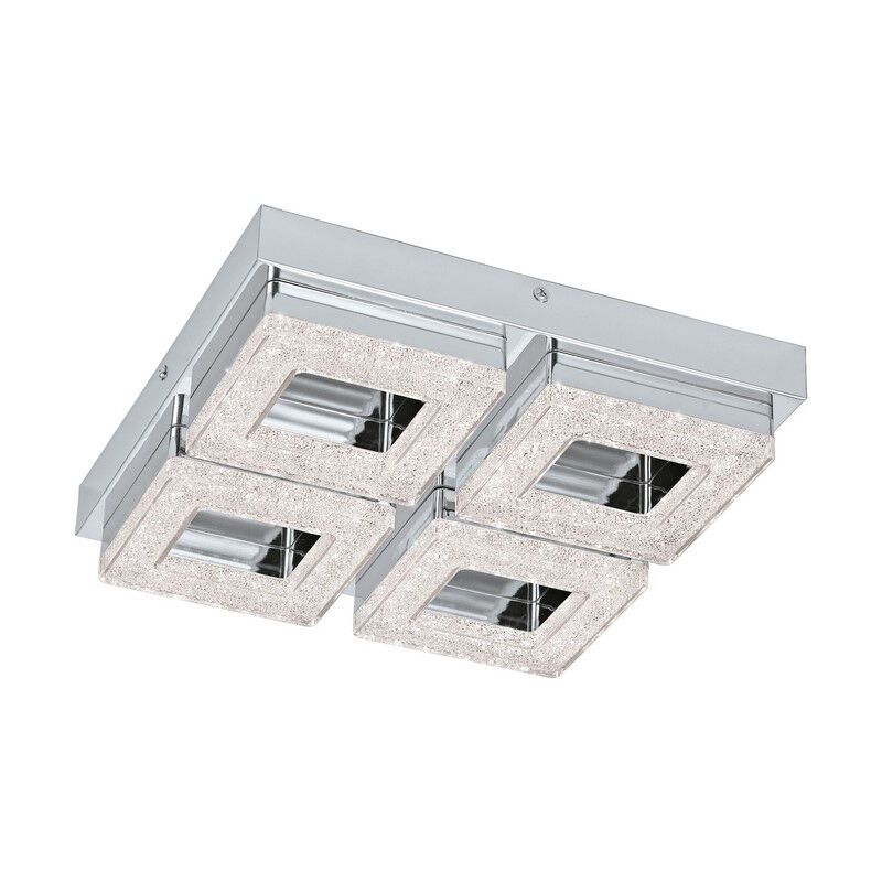 Plastové moderní nástěnné světlo chromové, Arjo, 4W, LED 3000 K Plastové moderní nástěnné světlo chromové, Arjo, 4W, LED 3000 K